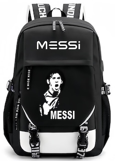 Foto 1 | Mochila Sanmu Casual Star Argentina Retrato De Lionel Messi - Venta Internacional.