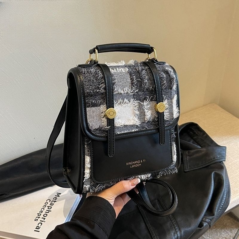 Foto 5 pulgar | Mochila Sanmu Para Mujer Estilo Caramelo De Terciopelo Retro A La Moda - Venta Internacional.