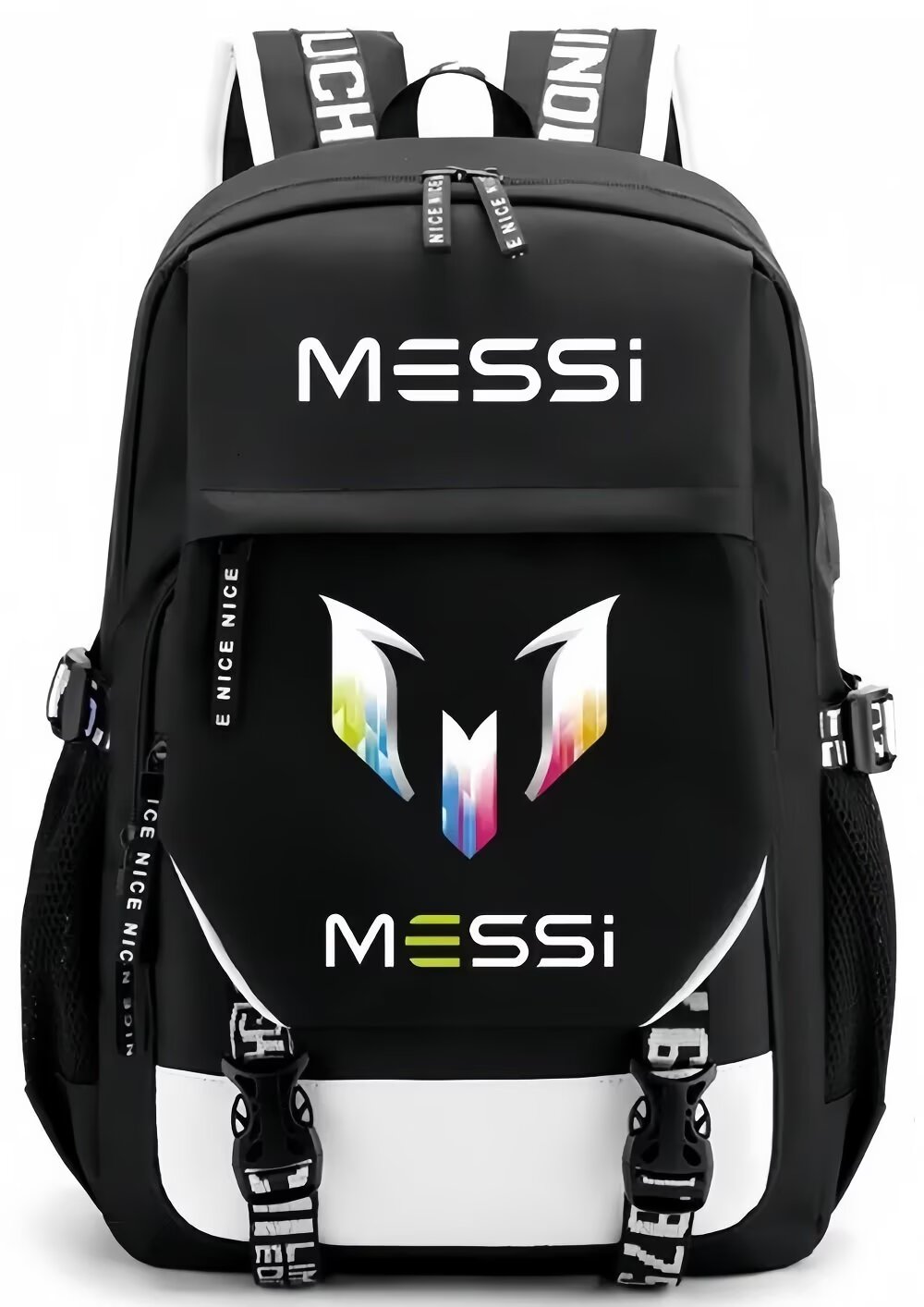 Foto 2 pulgar | Mochila Sanmu Con Estampado Casual De La Estrella Argentina Lionel Messi - Venta Internacional.