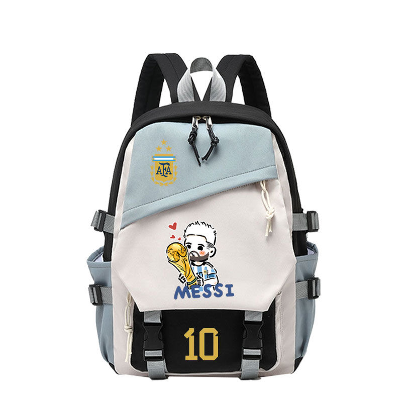 Foto 1 | Mochila Sanmu Estilo Casual Con Estampado Digital Argentina Messi - Venta Internacional.