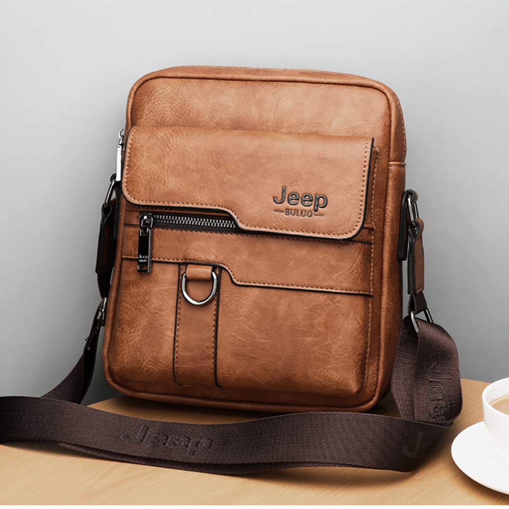 Foto 3 pulgar | Bolso De Hombro Leathario Leathario Leather Retro Para Hombre - Venta Internacional.