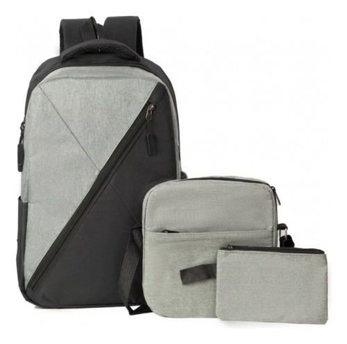 Foto 2 pulgar | Mochila Roku Con Carga Usb Antirrobo  Escuela Y Ocio - Venta Internacional.