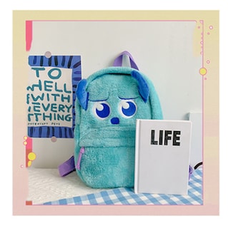 Foto 4 | Mochila Sanmu Cute Fury Monsters University para Niño- Venta Internacional
