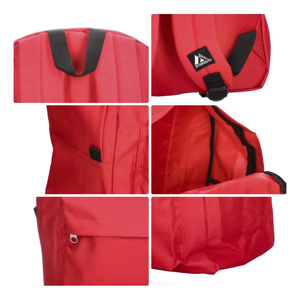 Foto 9 pulgar | Mochila Everest Rojo Juvenil [est16] Rojo
