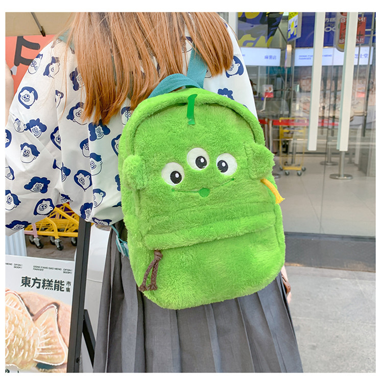 Foto 3 | Mochila Sanmu Fury Monsters University Gree - Venta Internacional