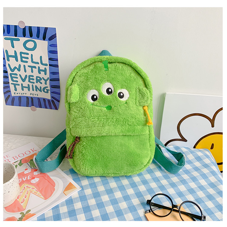 Foto 4 | Mochila Sanmu Fury Monsters University Gree - Venta Internacional