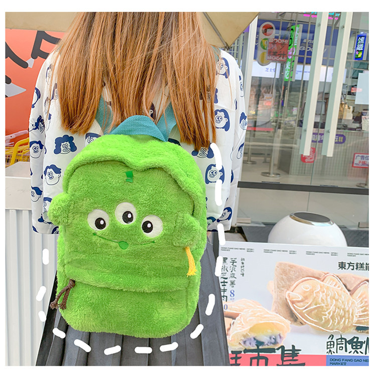 Foto 6 pulgar | Mochila Sanmu Fury Monsters University Gree - Venta Internacional