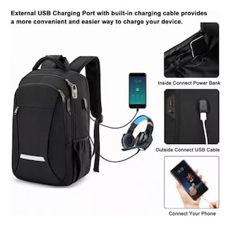 Foto 2 | Mochila Roku Negra-Venta Internacional