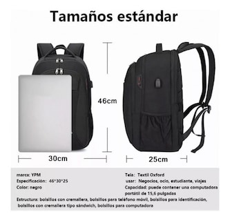 Foto 6 | Mochila Roku Negra-Venta Internacional