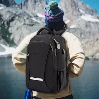 Foto 7 | Mochila Roku Negra-Venta Internacional