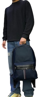 Foto 4 | Mochila Tommy Hilfiger Backpack Escolar Casual Espacioso Xm04221 Azul Unisex - Original