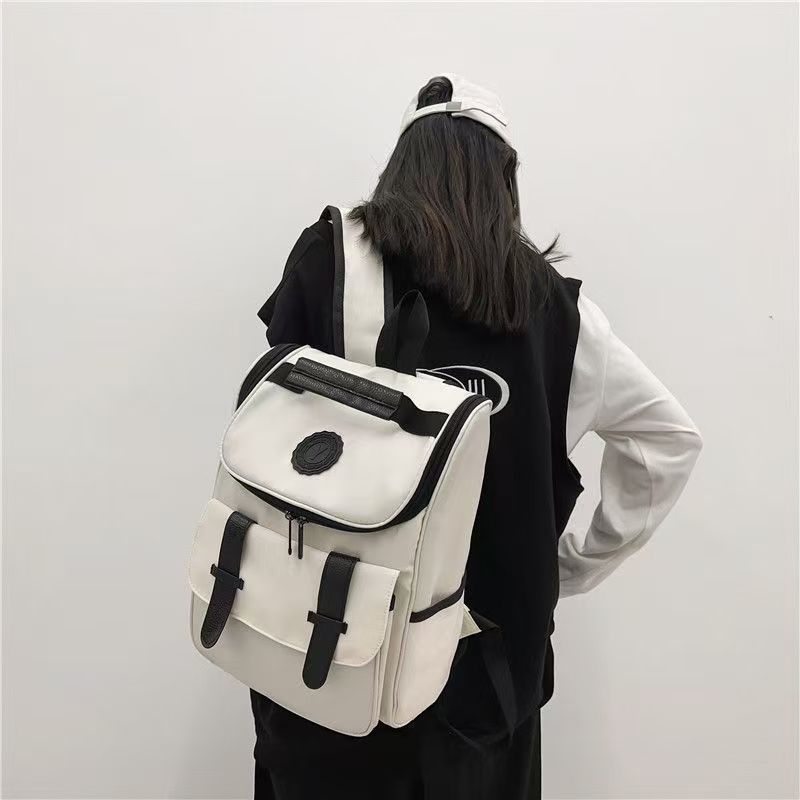 Foto 5 | Mochila Sanmu Elementary School Pu De Piel Sintética Impermeable - Venta Internacional.