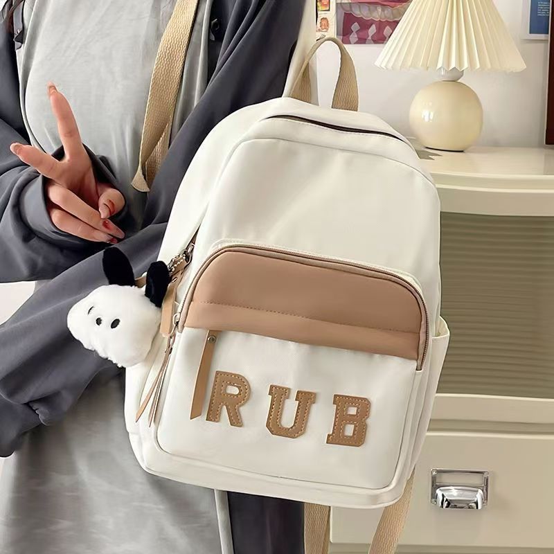 Foto 3 | Mochila Sanmu De Piel Sintética Coreana De Gran Capacidad A Prueba De Agua - Venta Internacional.