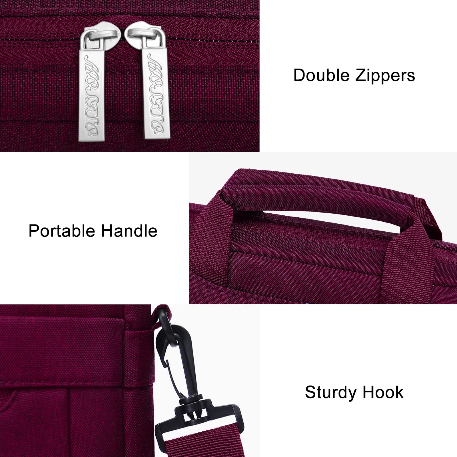 Foto 4 pulgar | Bandolera Mosiso Para Portátil Macbook Air De 15 Pulgadas - Venta Internacional.