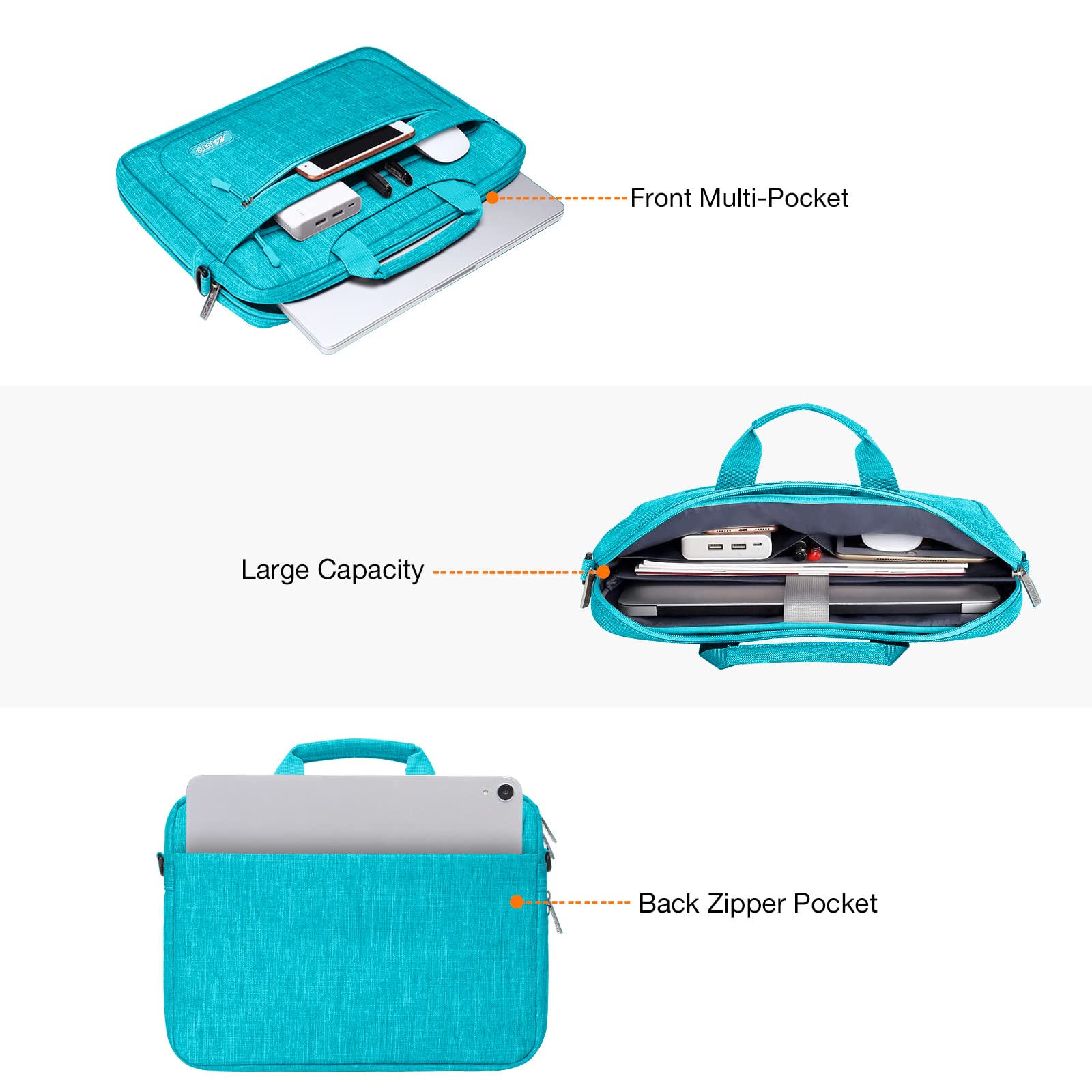 Foto 3 pulgar | Bandolera Mosiso Compatible Con Macbook De 13 A 14 Pulgadas - Venta Internacional.