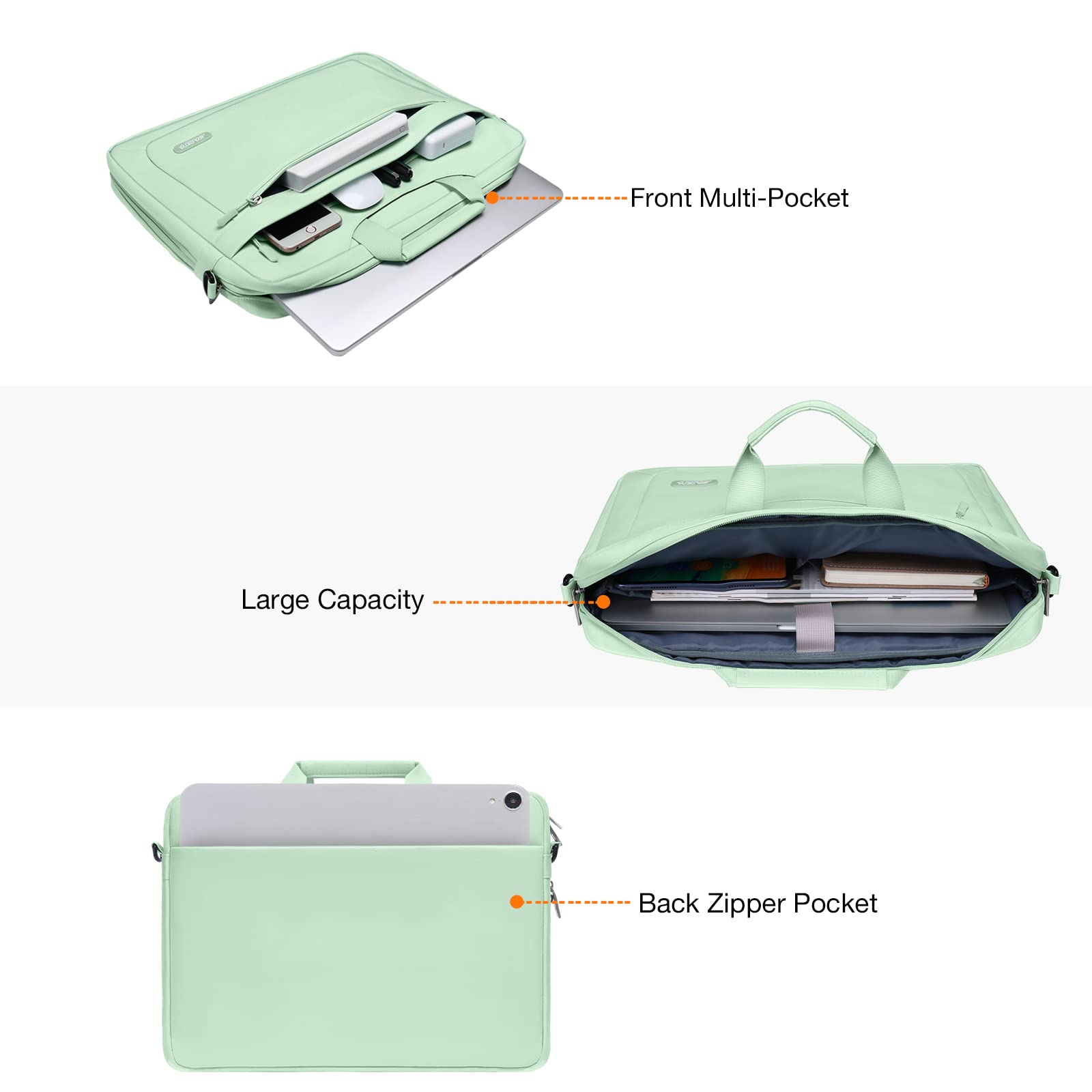 Foto 3 pulgar | Bandolera Mosiso Para Portátil  Para Macbook De 13 A 14 Pulgadas - Venta Internacional.