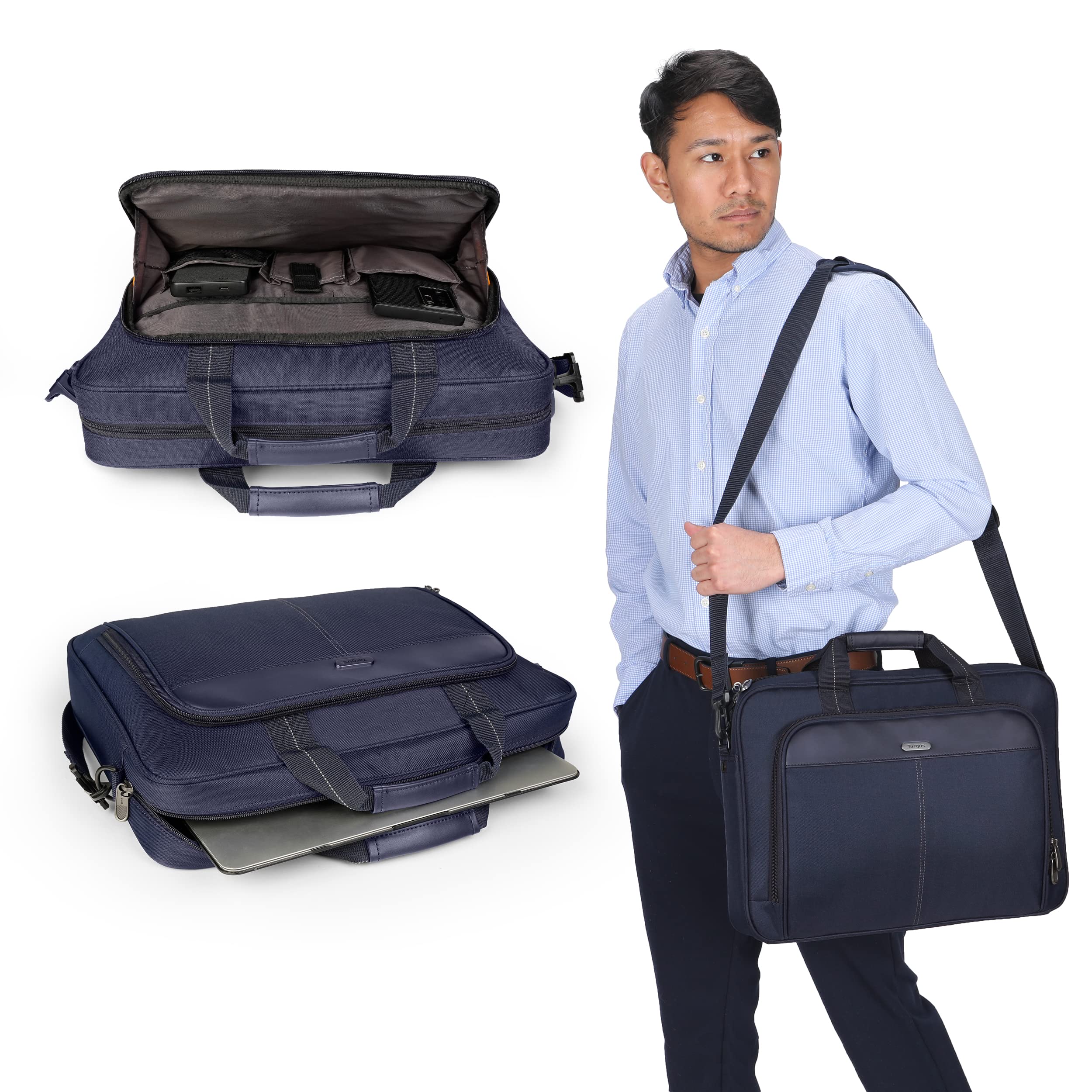 Foto 8 pulgar | Funda Para Portátil Targus Classic Slim De 15 A 16 Pulgadas  Azul  Para Portátil De 16 Pulgadas - Venta Internacional.