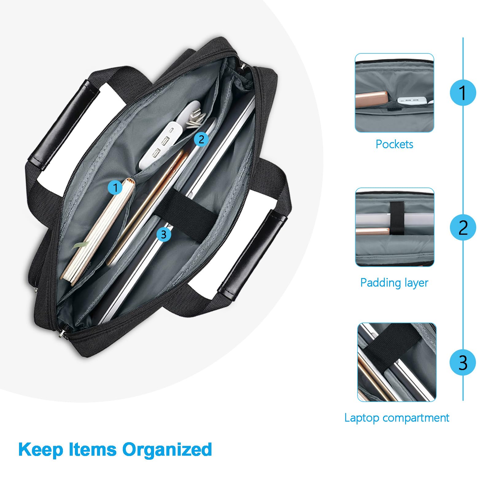 Foto 4 pulgar | Bandolera Para Portátil Compatible Con Mosiso  Macbook De 13 A 13 3 Pulgadas - Venta Internacional.