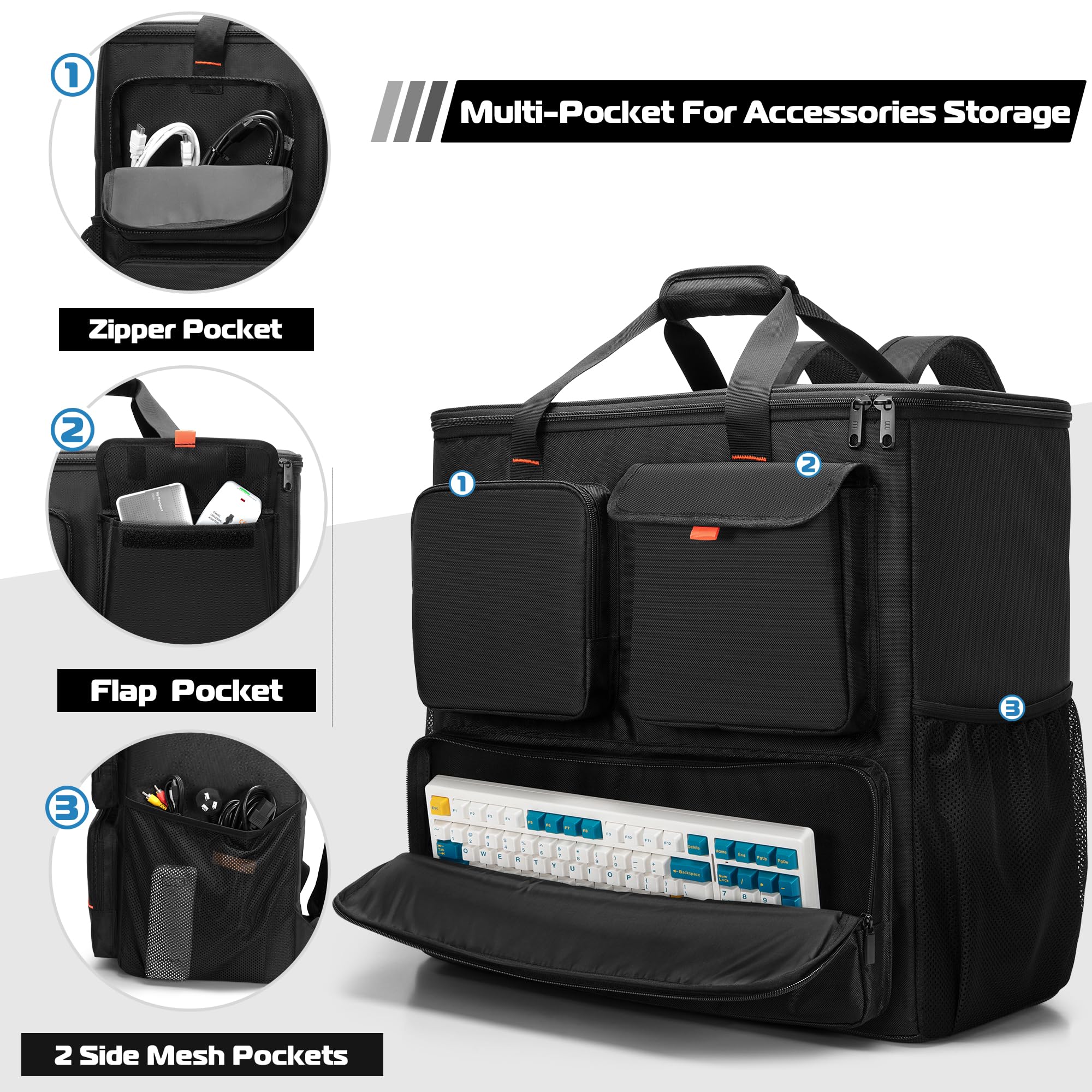 Foto 2 | Maletín De Transporte Trunab Pc Desktop Para Ordenador Tower Bag Únicamente - Venta Internacional.