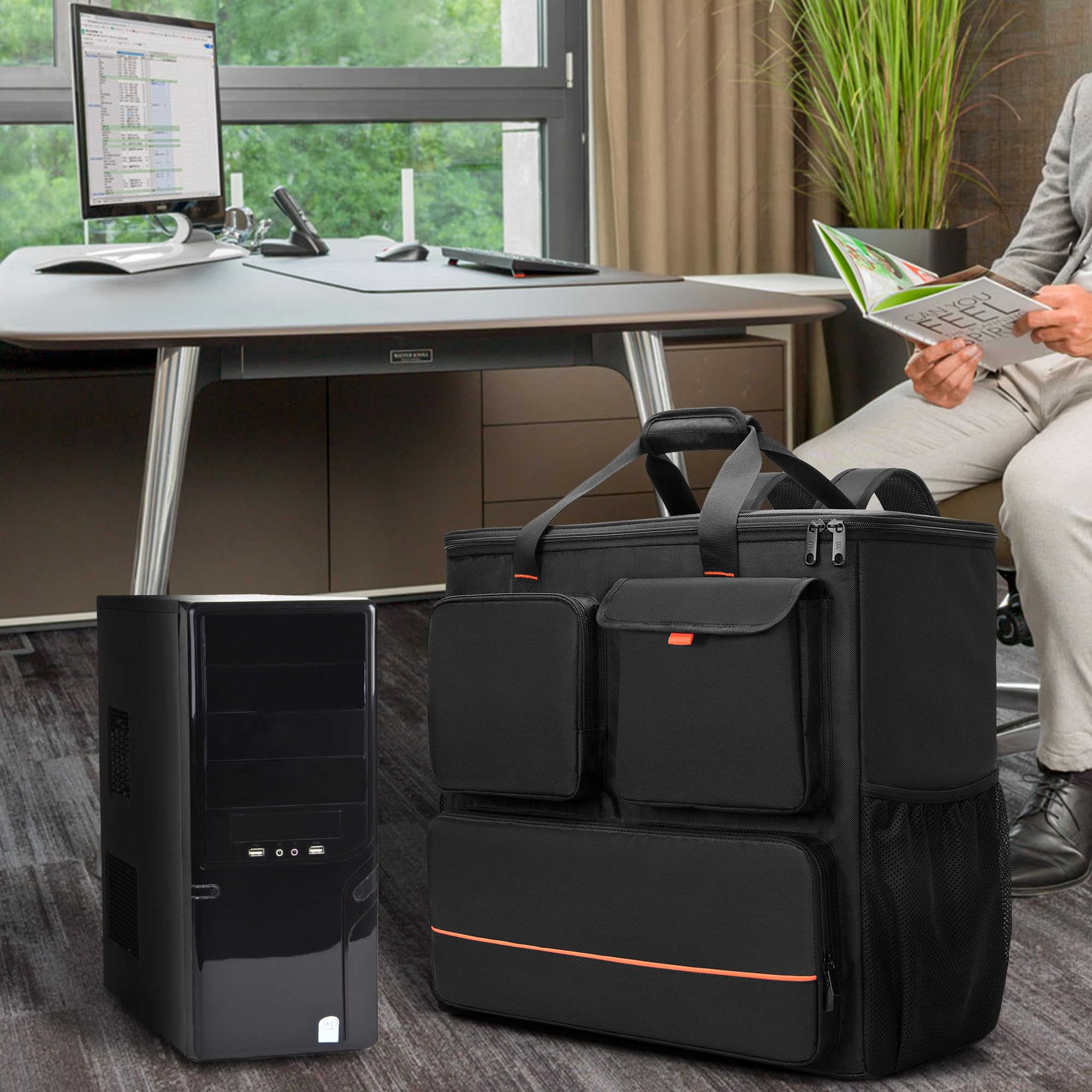 Foto 8 pulgar | Maletín De Transporte Trunab Pc Desktop Para Ordenador Tower Bag Únicamente - Venta Internacional.