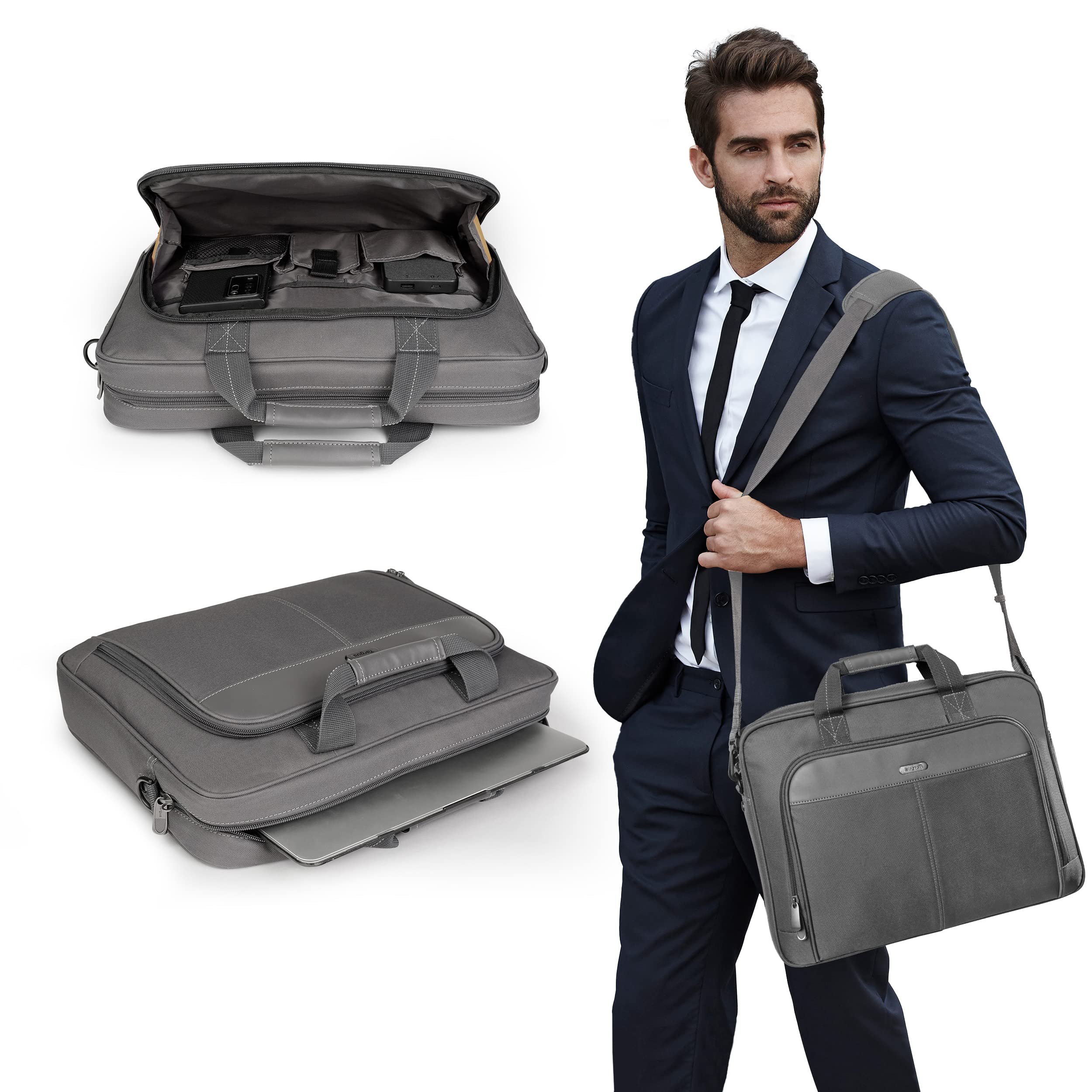 Foto 7 | Funda Para Portátil Targus Classic Slim  Gris  Para Portátil De 15 A 16 Pulgadas - Venta Internacional.