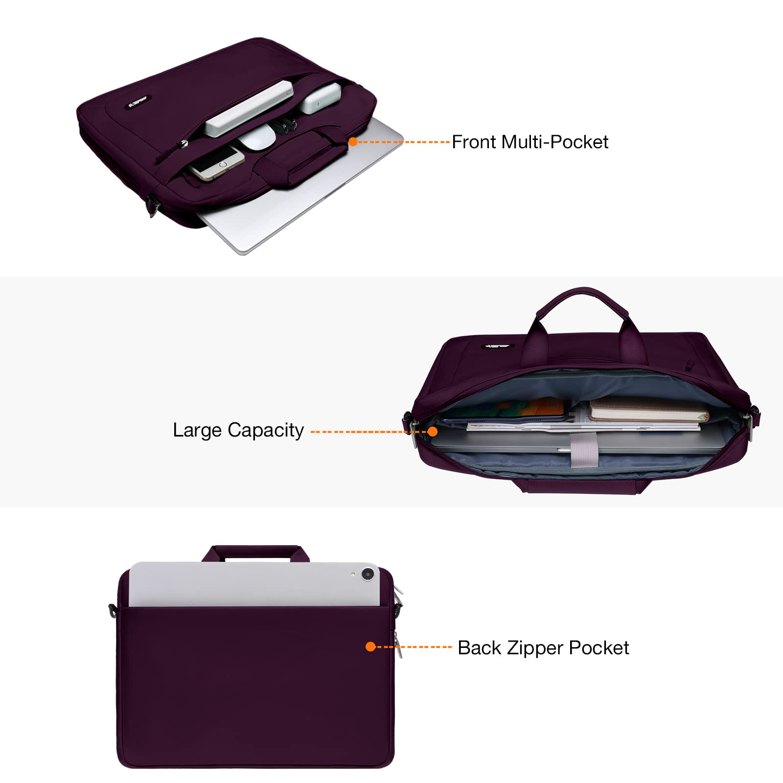 Foto 2 | Bandolera Mosiso Para Portátil  Para Macbook De 13 A 14 Pulgadas - Venta Internacional.