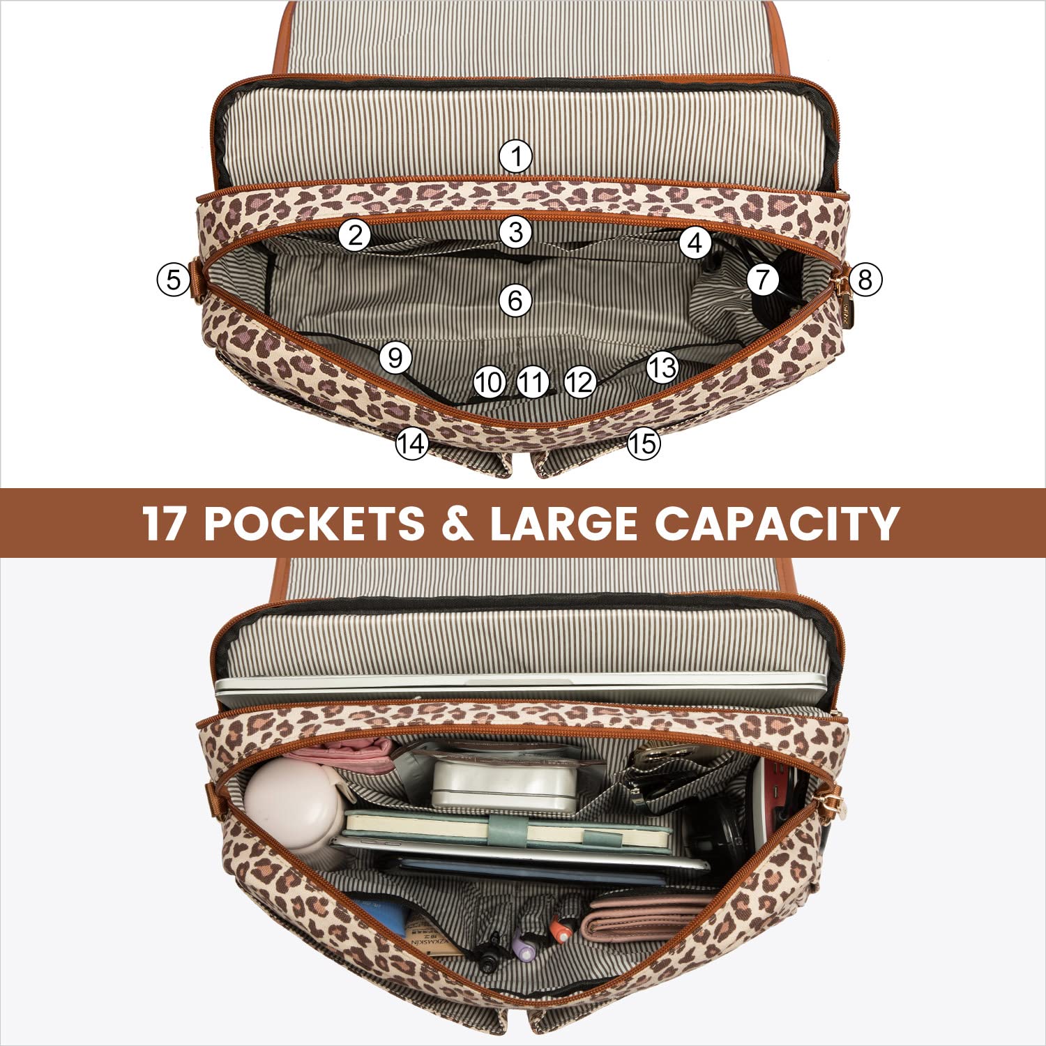 Foto 3 | Bolsa Para Portátil Lovevook De Gran Capacidad Para Mujer De 15.6 Pulgadas - Venta Internacional.