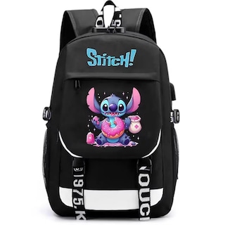 Foto 1 | Mochila Sanmu Leisure Creative Pattern Anime Stitch Donut - Venta Internacional.