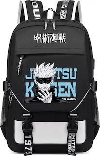 Foto 1 | Mochila Sanmu Jujutsu Kaisen Gojo Satoru De Piel Sintética Tamaño Pequeño - Venta Internacional.