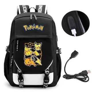 Foto 1 | Mochila Sanmu Pokémon Pikachu De Piel Sintética Tamaño Pequeño - Venta Internacional.