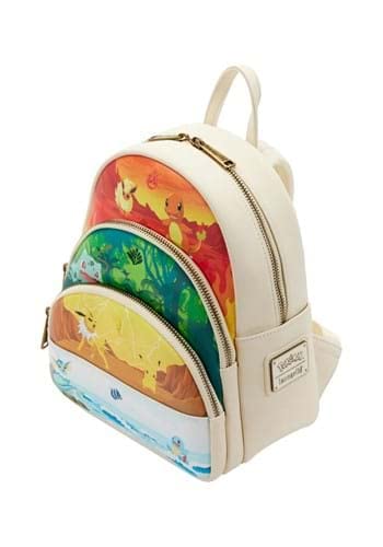 Foto 4 pulgar | Mochila Loungefly Pokémon Elements Con Triple Bolsillo  Tamaño Mini - Venta Internacional.