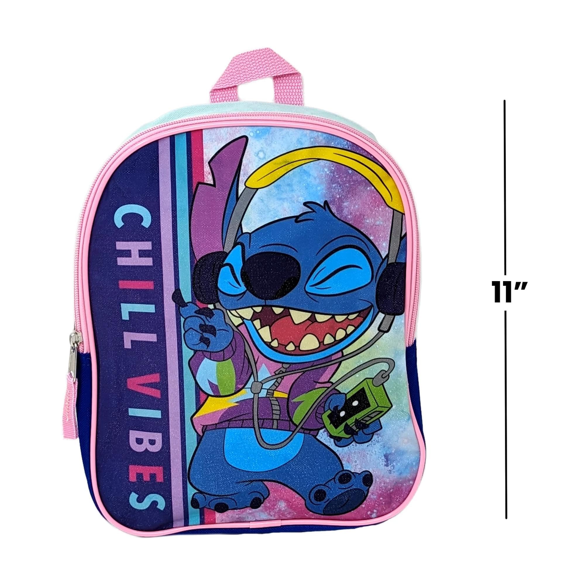 Foto 5 pulgar | Mochila Bioworld Stitch 11 Mini Chill Vibes Para Niños De Más De 3 Años - Venta Internacional.