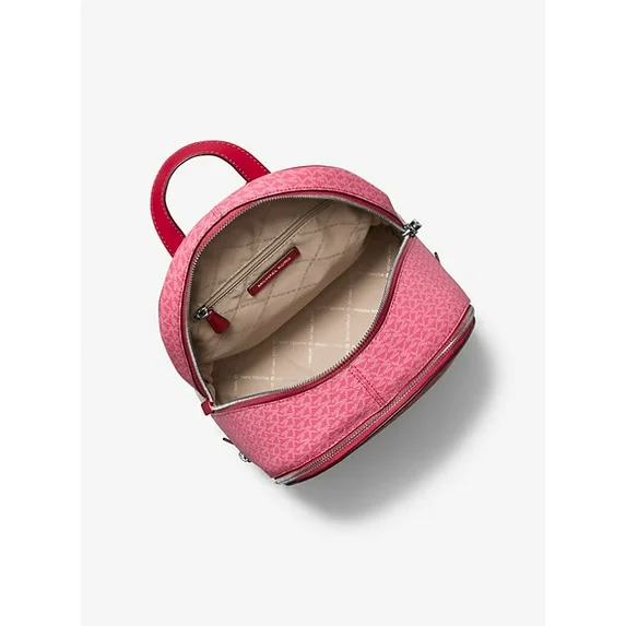 Foto 2 | Mochila Michael Kors Rhea  Tamaño Mediano  Color Frambuesa Oscuro - Venta Internacional.