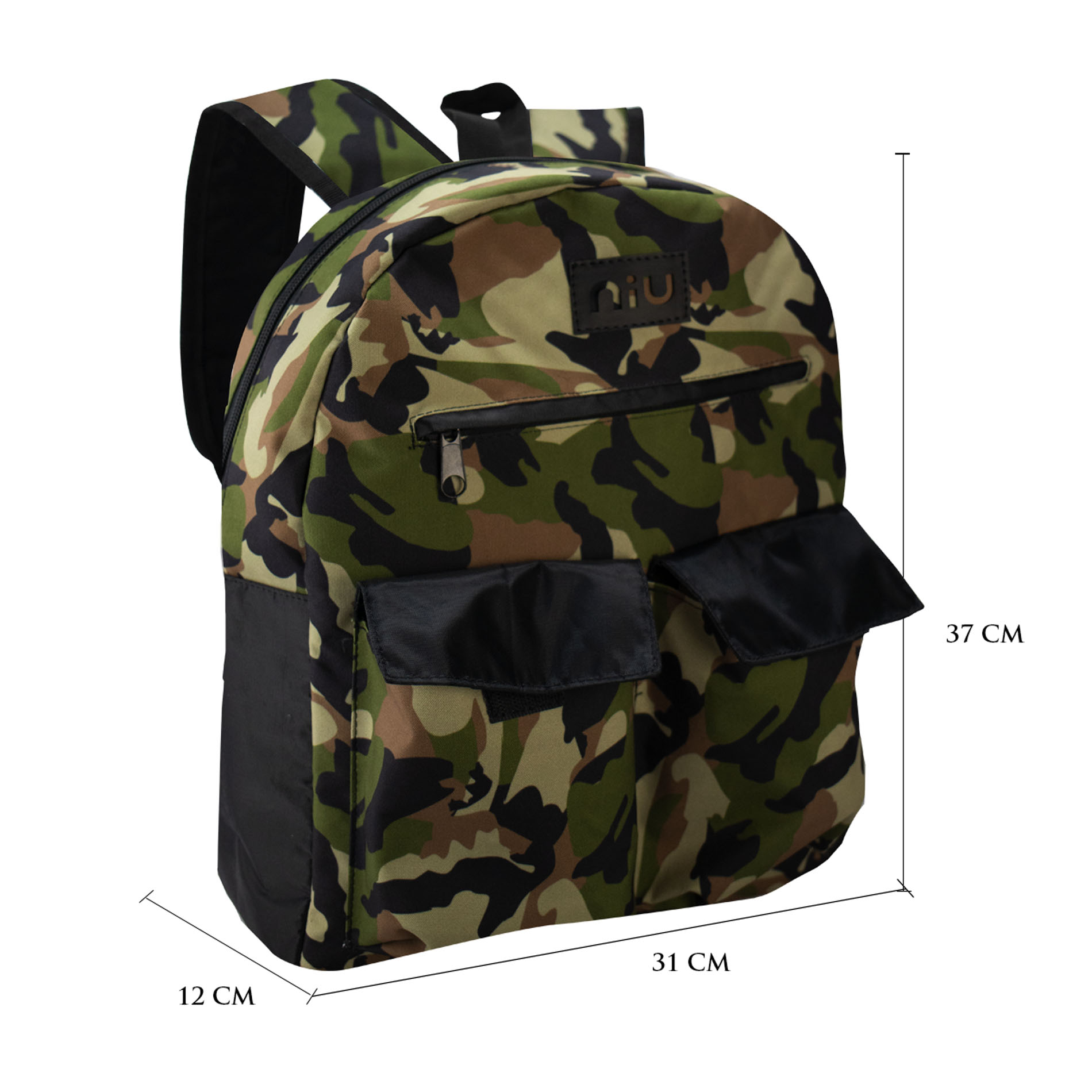 Foto 4 pulgar | Mochila Para Hombre Negro Militar Sintetico Turquía Nueva Imagen