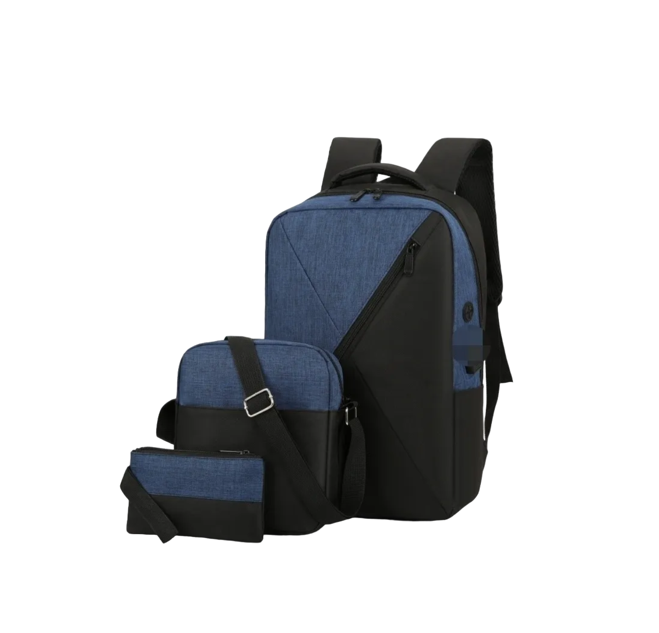 Foto 1 | Set Mochila Antirrobo Escolar Casual Multicolor 3 Piezas