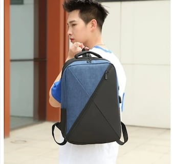 Foto 2 | Set Mochila Antirrobo Escolar Casual Multicolor 3 Piezas