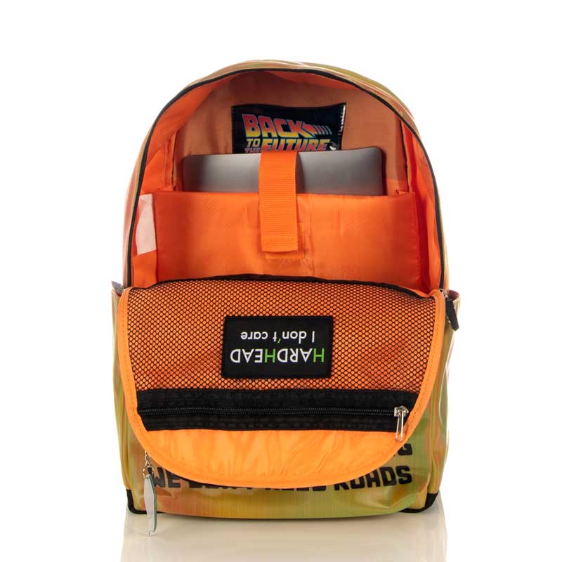 Foto 3 pulgar | Mochila Retro Hardhead ATM 0366-20BP color Amarillo Back To The Future Marty Mcfly