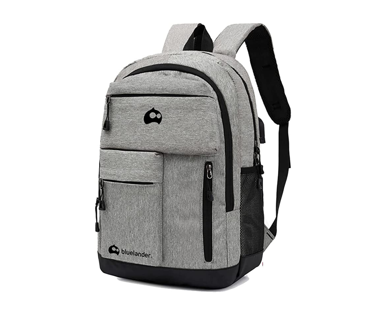 Mochila Para Laptop Bluelander 2079 Color Gris Hasta 16 Pulgadas