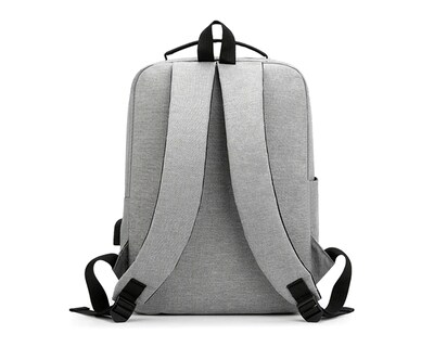 Foto 2 | Mochila Para Laptop Antirrobo Bluelander Hs87 Color Gris Con Puerto USB Para Power Bank