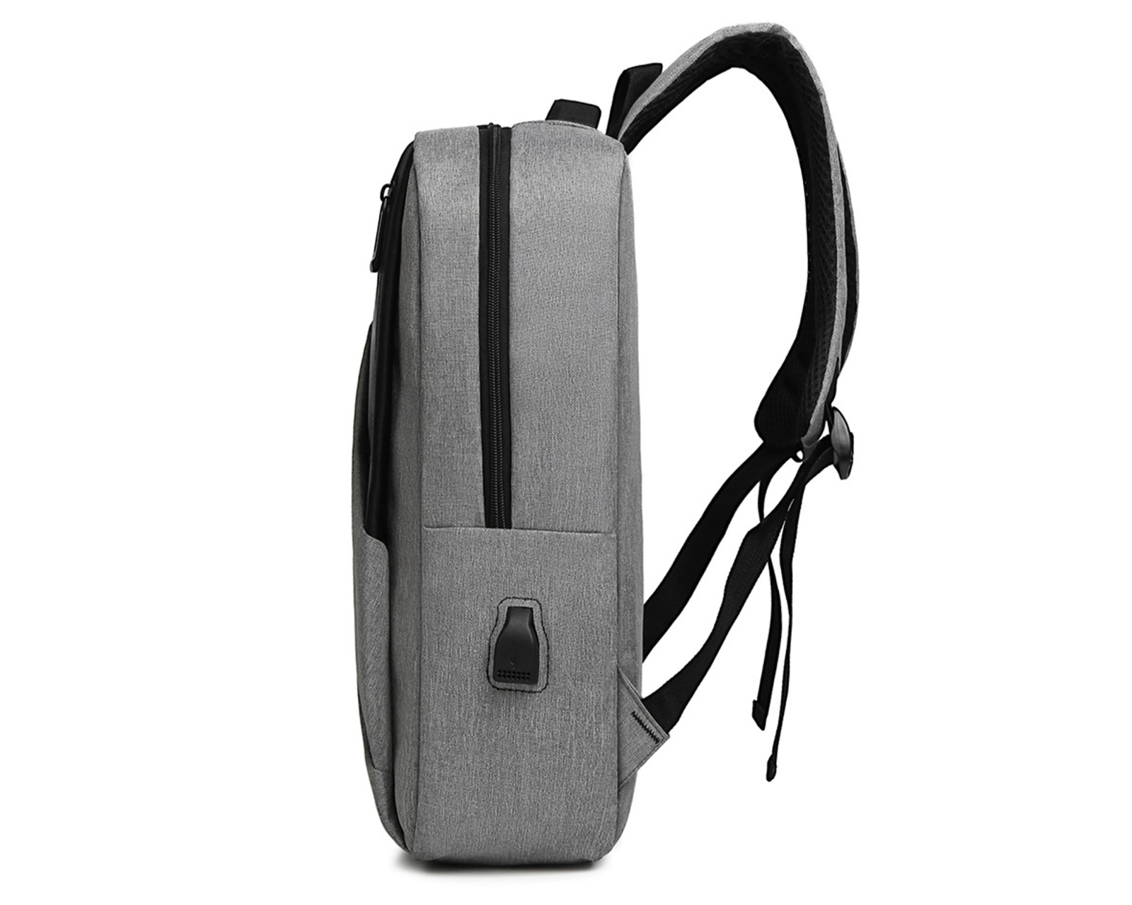 Foto 4 pulgar | Mochila Para Laptop Antirrobo Bluelander Hs87 Color Gris Con Puerto USB Para Power Bank