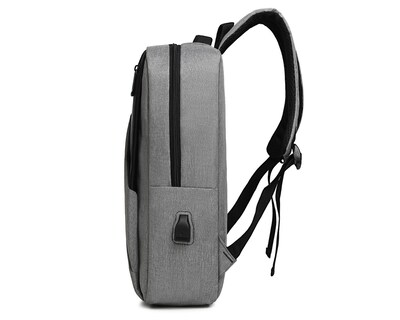 Foto 3 | Mochila Para Laptop Antirrobo Bluelander Hs87 Color Gris Con Puerto USB Para Power Bank