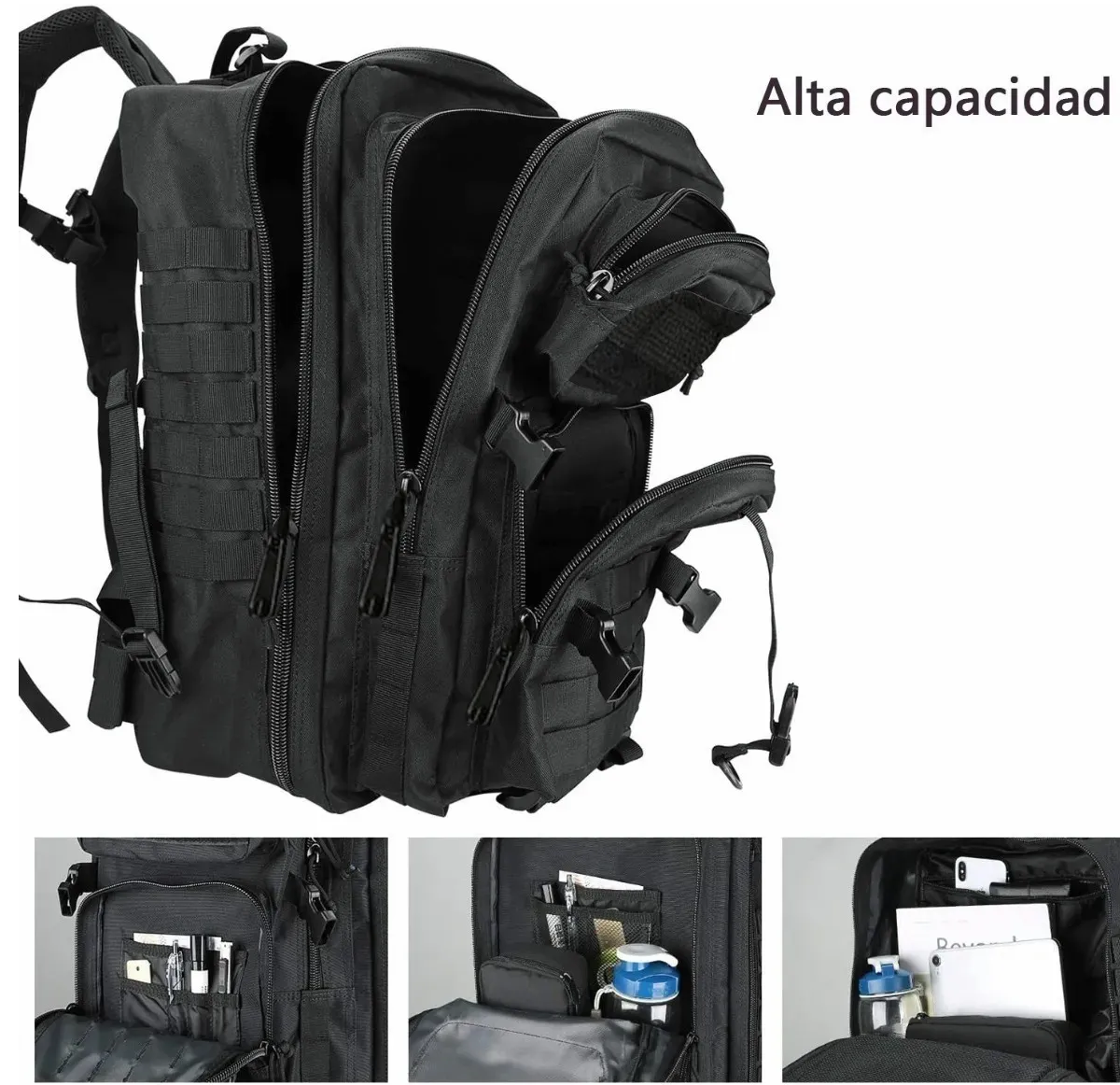 Foto 4 pulgar | Mochila Táctica Eo Safe Imports Esi653 color Negro