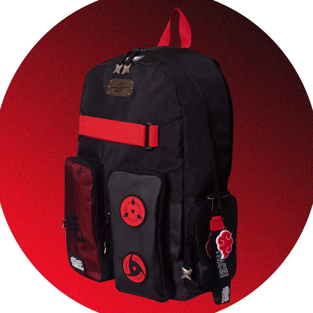 Foto 2 | Mochila Yadatex Naruto Itachi color Rojo