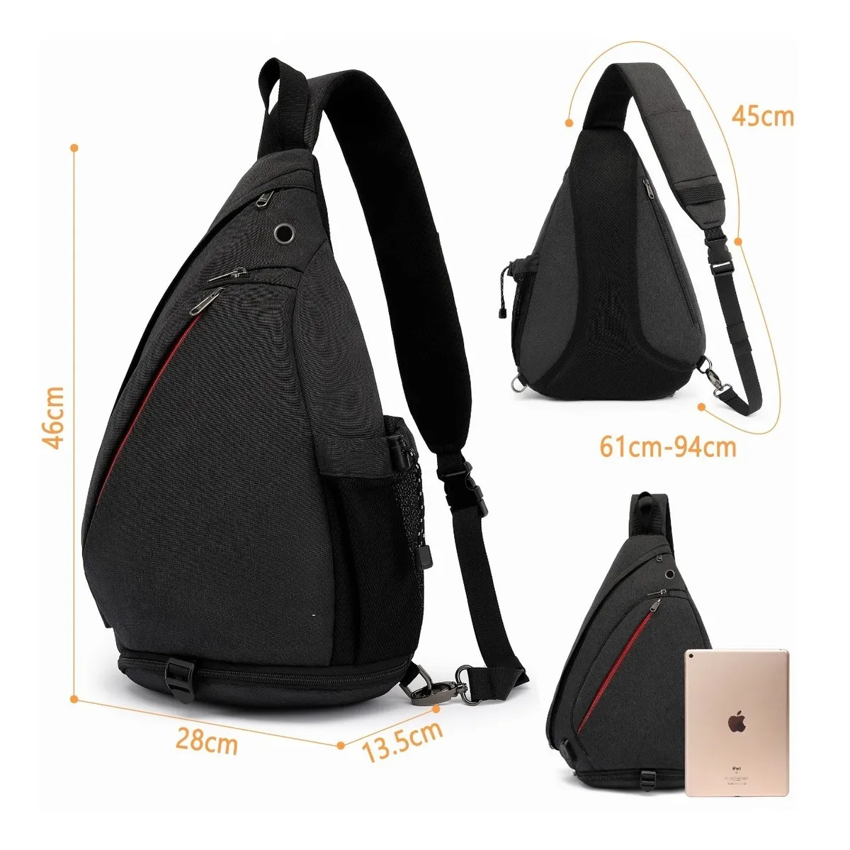 Foto 4 pulgar | Bolsa Eo Safe Imports ESI-3193 color Negro Impermeable