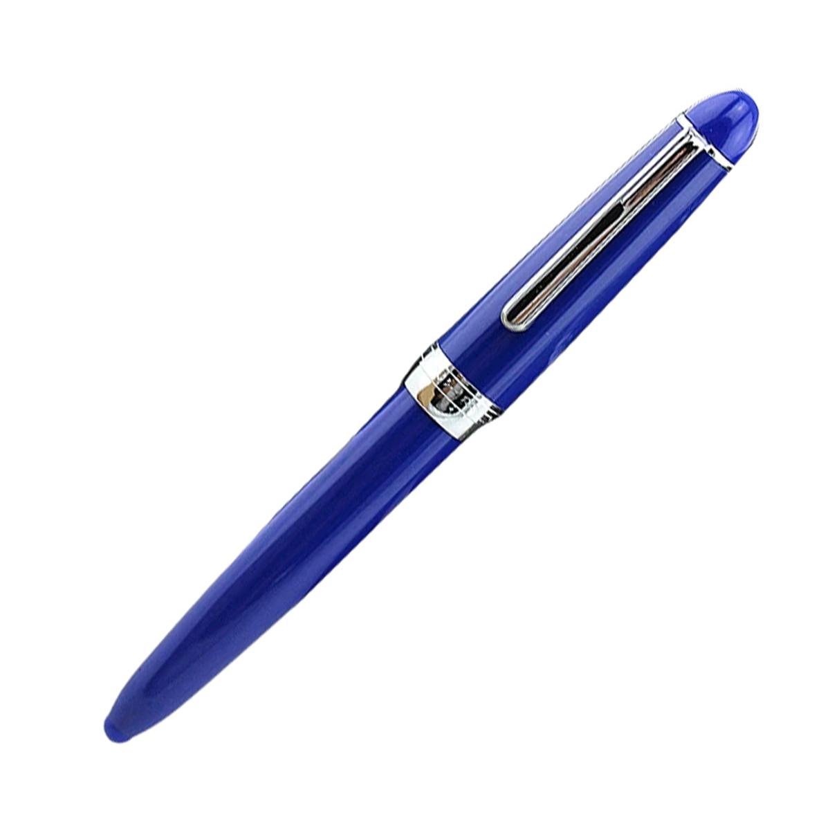 Foto 3 | Pluma Tipo Fuentes Fina Y Elegante High Monaco Mxbpl-011 1 Pieza Azul