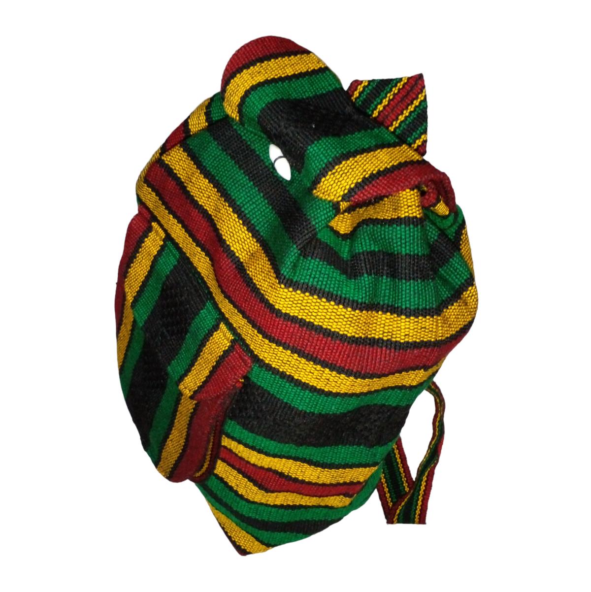 Foto 4 pulgar | Mochila Mexicana Hecha A Mano Artcraftmx  Mxnic-002  2 Pzas  Rojo/amarillo/ver/neg  Hechas A Mano