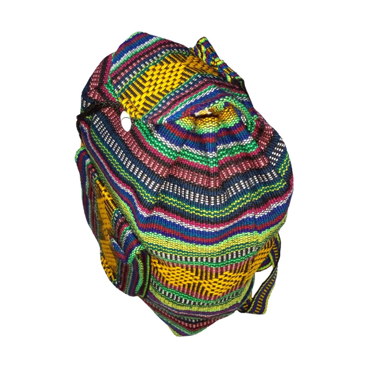 Foto 4 pulgar | Mochila Artesanales Mexicanas Artcraftmx  Mxyur-001  1 Pza  Azul/verde/rojo/amarillo  Hechas A Mano
