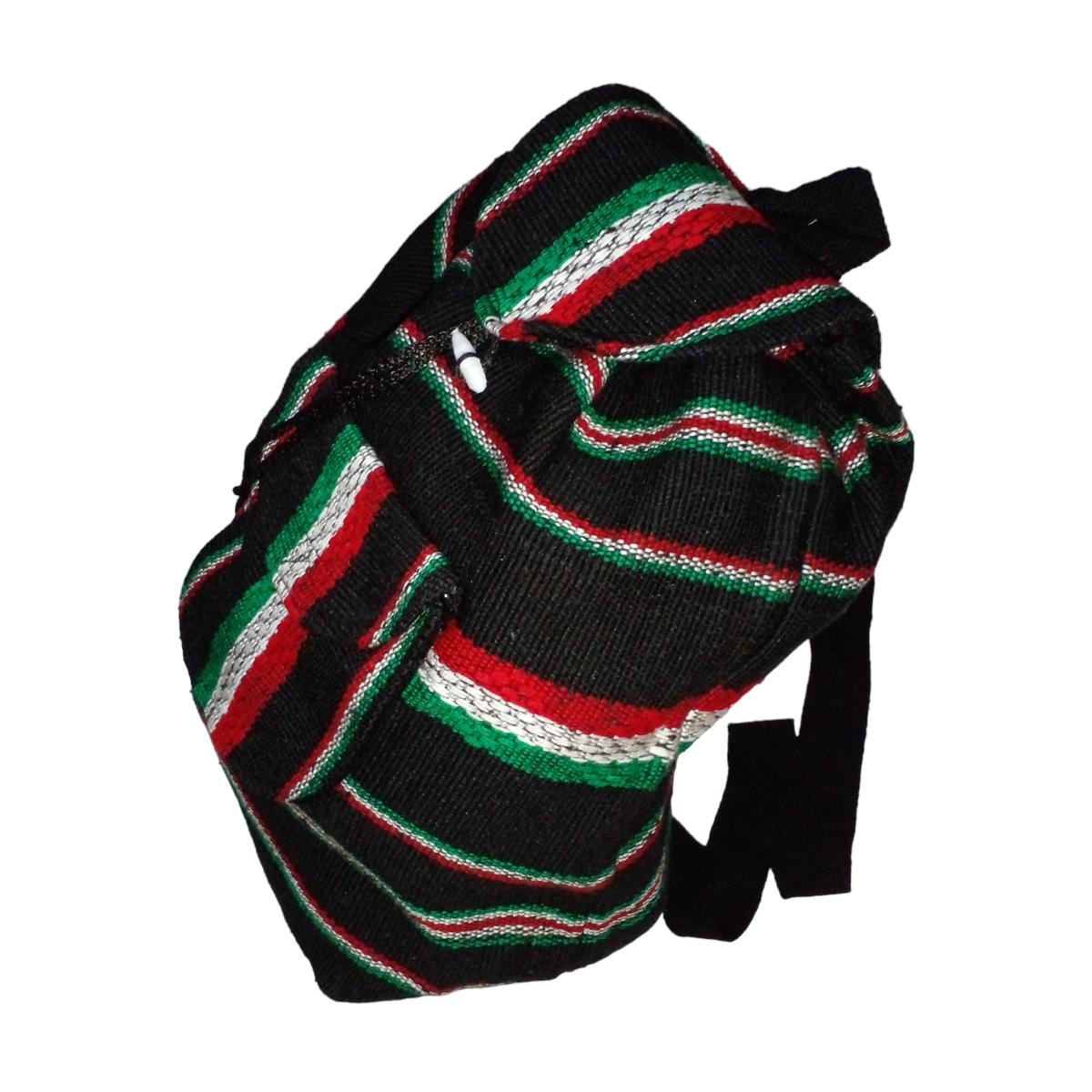 Foto 4 pulgar | Morral Hecho A Mano Artcraftmx  Mxvbr-002  2 Pzas  Negro/multicolor  Hechas A Mano
