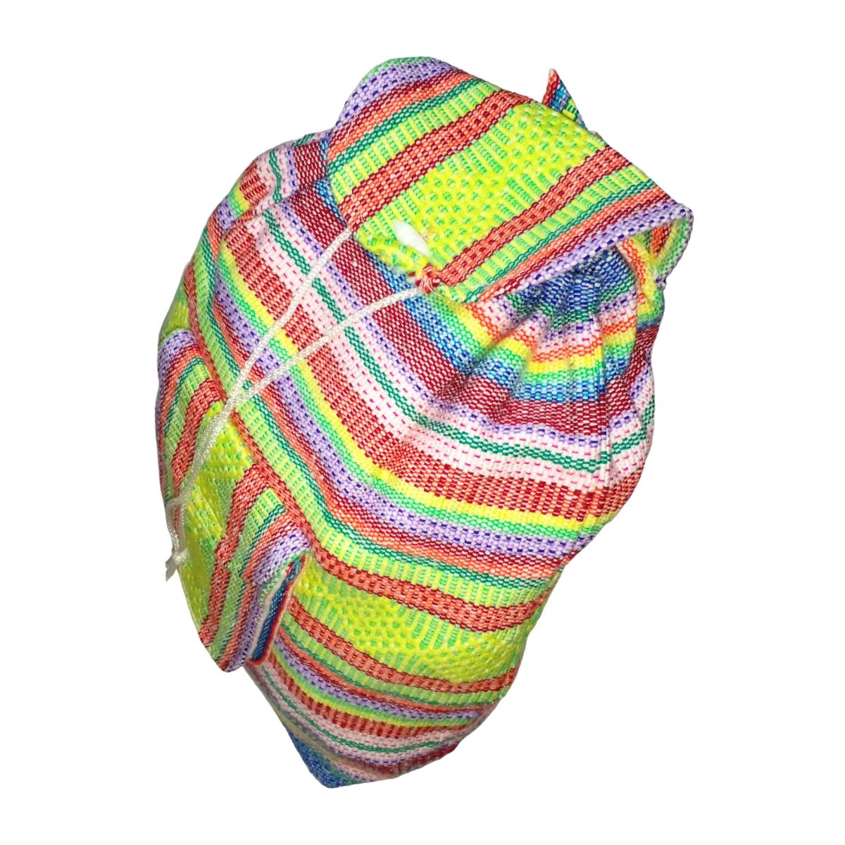 Foto 4 pulgar | Mochila Artesanal Hecha A Mano Artcraftmx  Mxyol-002  2 Pzas  Verde/rojo/azul  Hechas A Mano