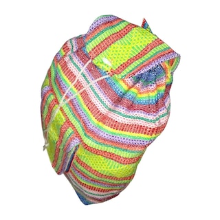 Foto 3 | Mochila Artesanal Hecha A Mano Artcraftmx Mxyol-002 2 Pzas Verde/rojo/azul Hechas A Mano